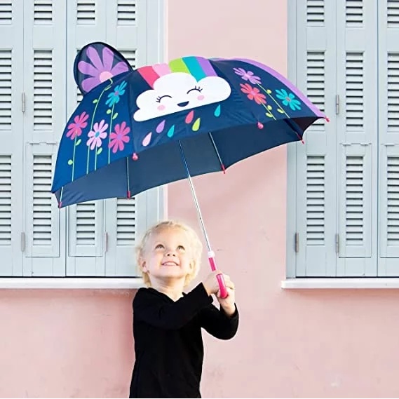 Payung Anak Kuping Tanduk Telinga Karakter Jumbo Besar Motif Karakter Kartun Animal Disney Princess Hello Kitty