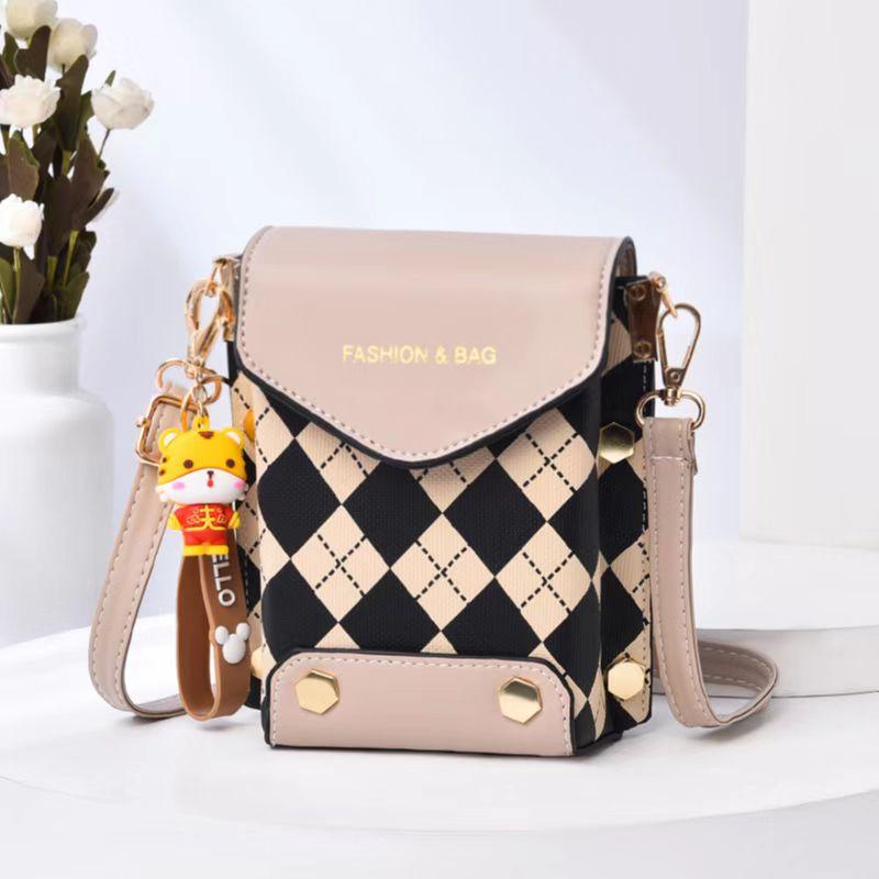 BJ63266 - BLACK/BROWN/GREEN/KHAKI/PINK/WHITE - TAS SLEMPANG MOZAIK WANITA FASHION KOREA CHINA IMPORT MODIS ELEGAN TERMURAH TERLARIS TERBARU BAGSTORE JAKARTA TAS BATAM ZC3266