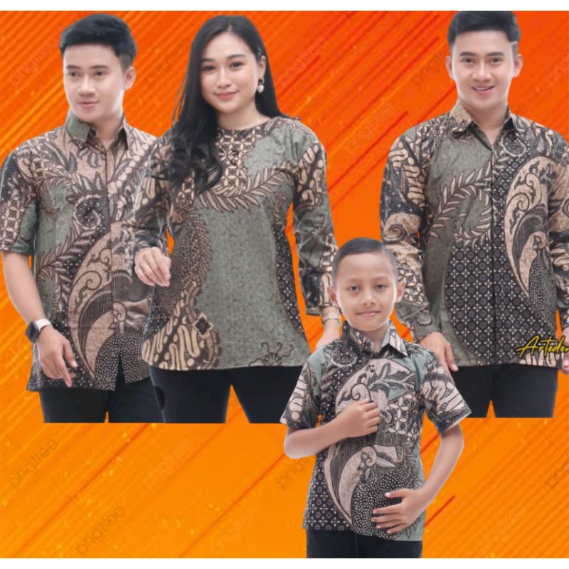 Batik couple katte ijo terbaru 2023 murah meriah