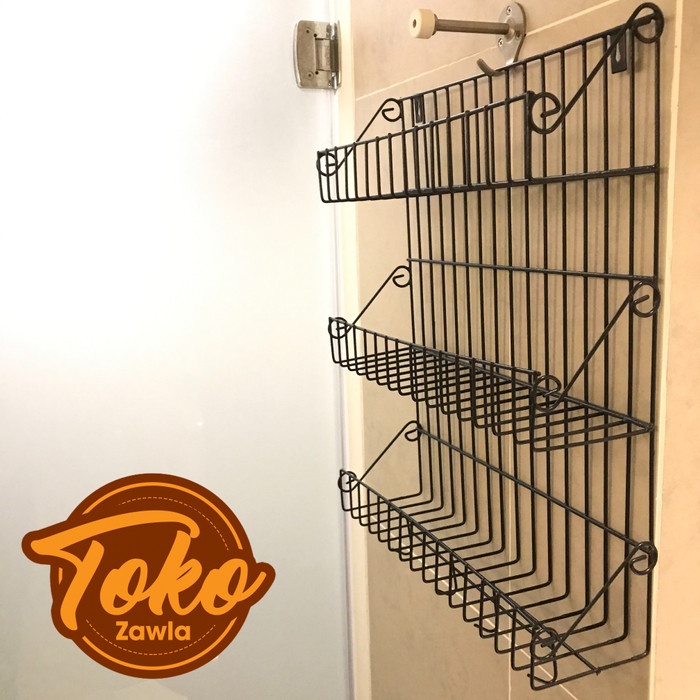 Rak Rak Bumbu Dapur 3 Susun Gantung