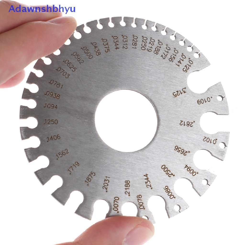 Adhyu wire gauge metal round wire diameter gauge Pengukur diameter Alat Ukur ID