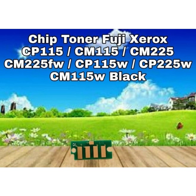 Chip Toner Fuji Xerox CP115 CM115 CM225 CP115 CP115w CM225fw CM115w Color CMYK