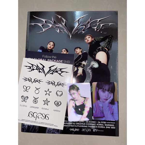 aespa savage photobook pc winter ning ning