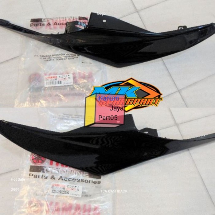 BODY BELAKANG R15 R-15 OLD V2 HITAM SET KANAN-KIRI ORIGINAL YAMAHA