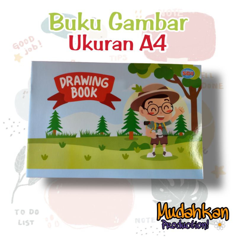 

BUKU GAMBAR SIDU A4 [ per PCS ] Buku Gambar Standar / Buku Gambar SD