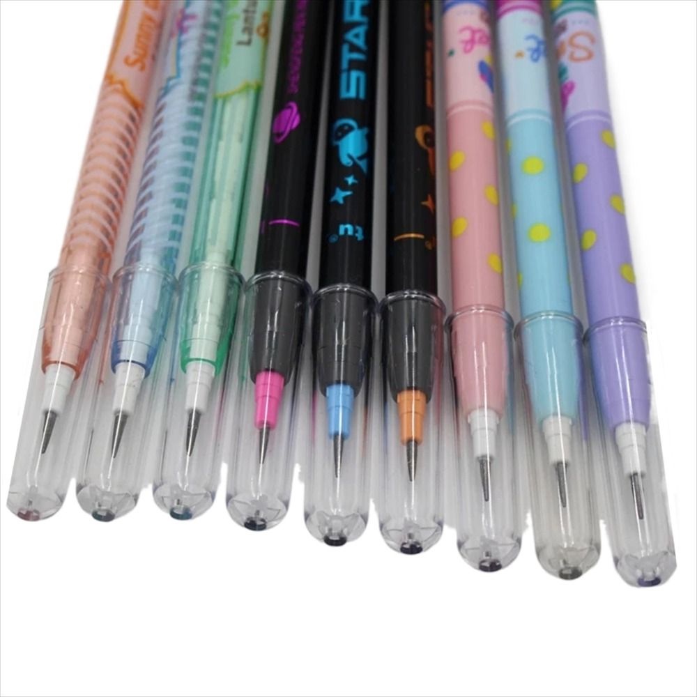 Mxbeauty Pensil 4Pcs/set Alat Tulis Pulpen Menulis Kartun Anak Plastik Pensil Tidak Tajam