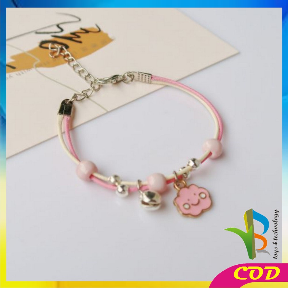 RB-K75 Gelang Wanita Karakter Gelang Persahabatan Tali Bracelet Korea Motif Kartun Fashion Gelang Tali Korea