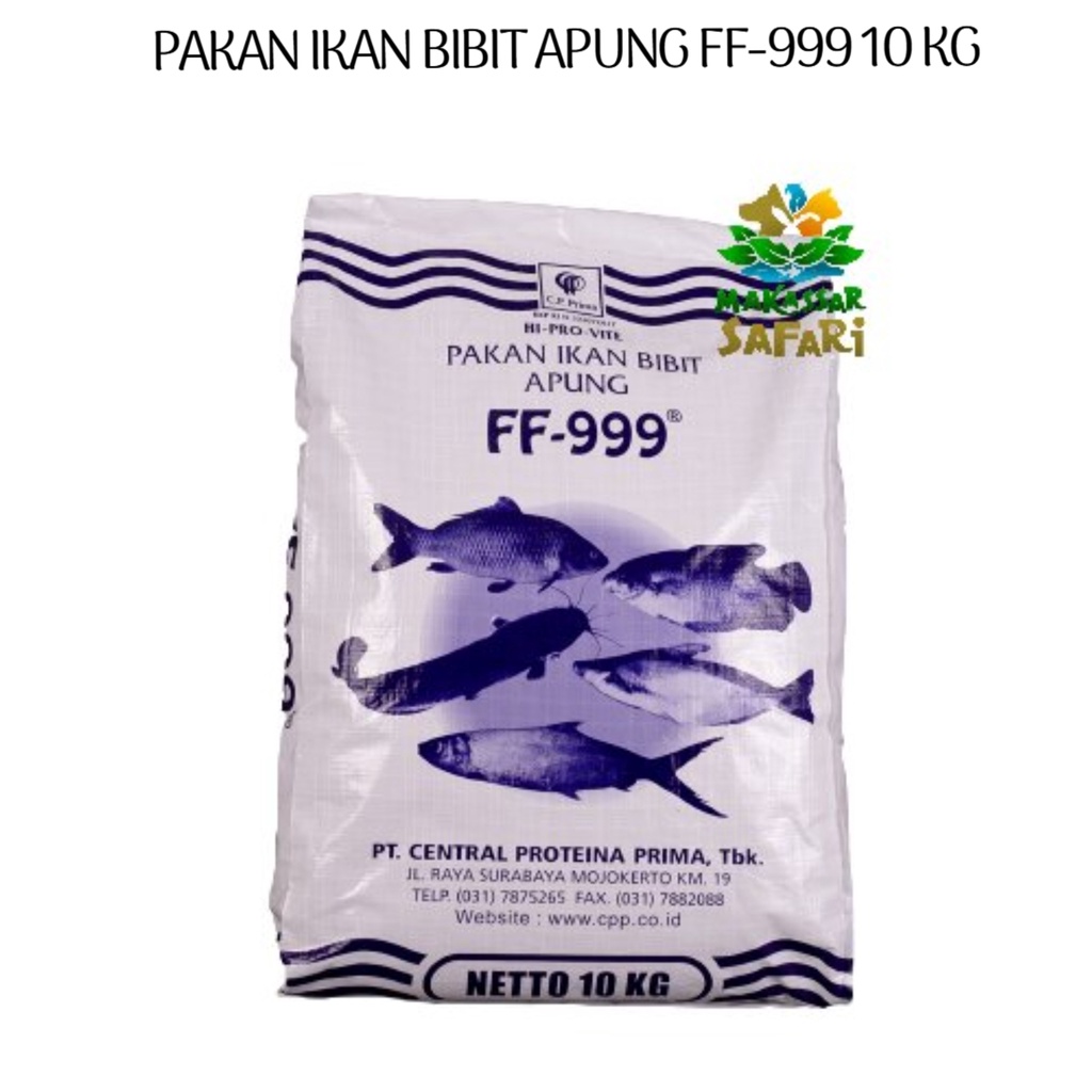 FF999 10 kg FF 999 10kg Pakan Pelet Makanan Bibit Anak Ikan Lele Nila