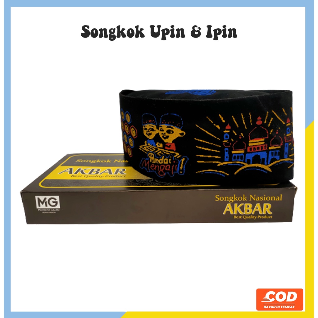 Songkok/Peci/Kopyah Anak Upin Ipin