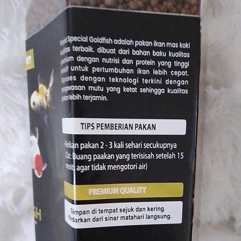 PELET 2MM MAKANAN IKAN KOKI GOLDFISH KEMASAN 300 gr (UK.PELET 2 mm)