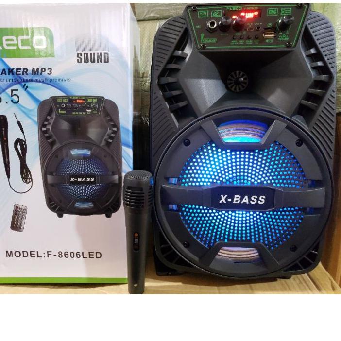 Star Seller SPEAKER BLUETOOTH BONUS MIC N REMOT KMS-7801/D/JL-1938 F-6691 SPEAKER BT FLECO 8608LED/8