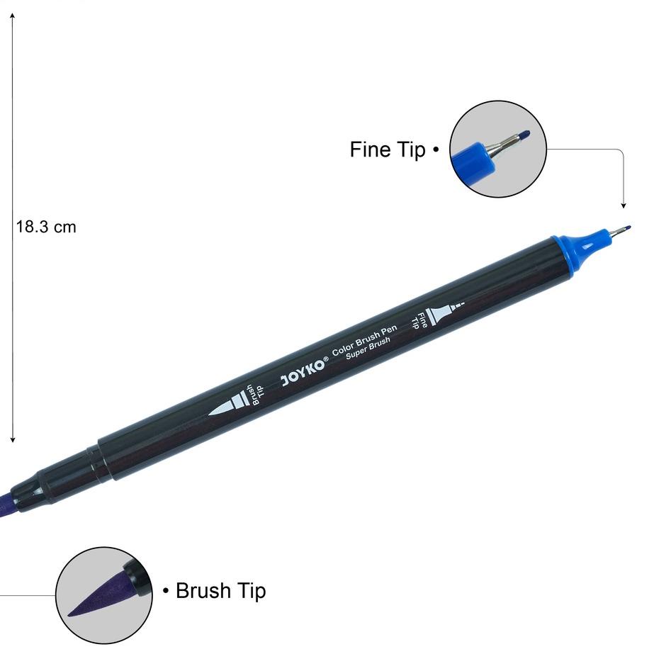 

Recomend ン Color Brush Pen Pena Kuas Warna Joyko CLP-13