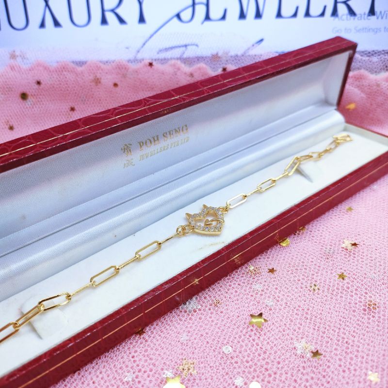 Gelang Tangan Wanita Titanium Anti Karat 3351MR