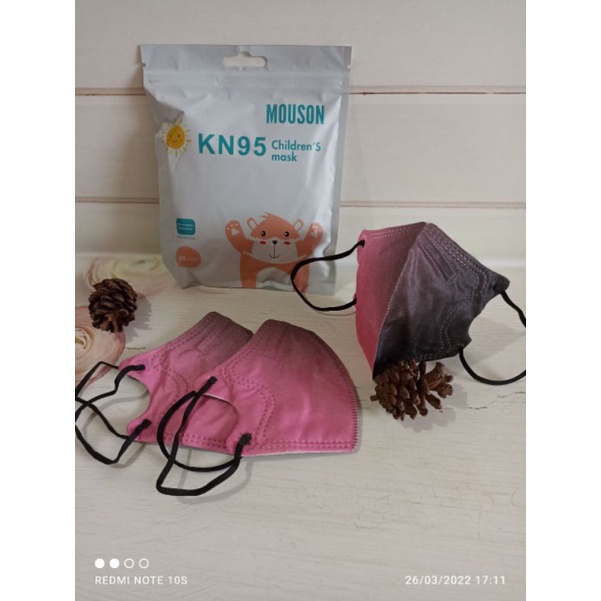 MASKER KN95 PRO MOUSON ANAK ISI 10