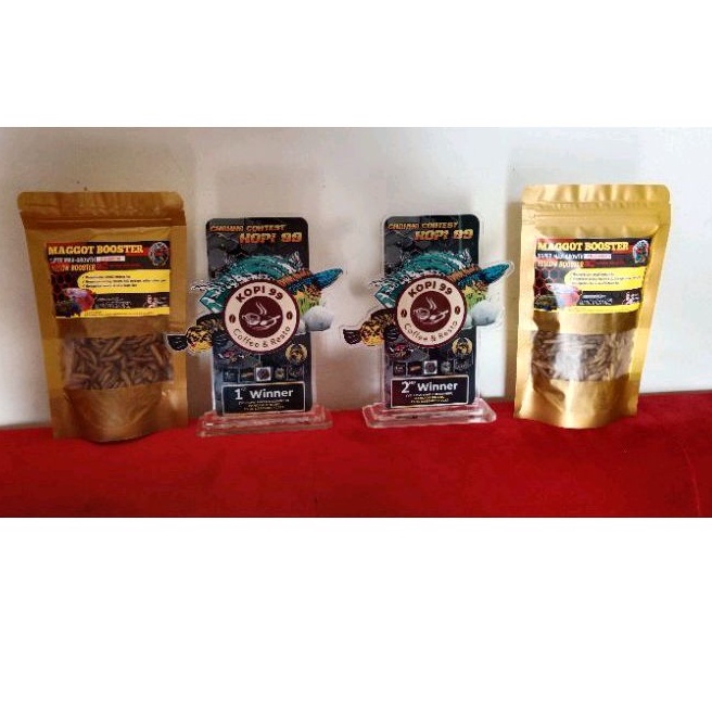 Maggot Booster Yellow Pakan Ikan Khusus | Super Growth | Maggot BSF Yellow Booster