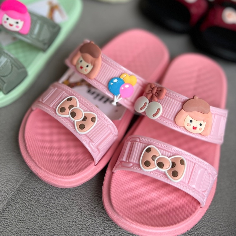 SANDAL SLEMPANG KARET ANAK MOTIF CLEO