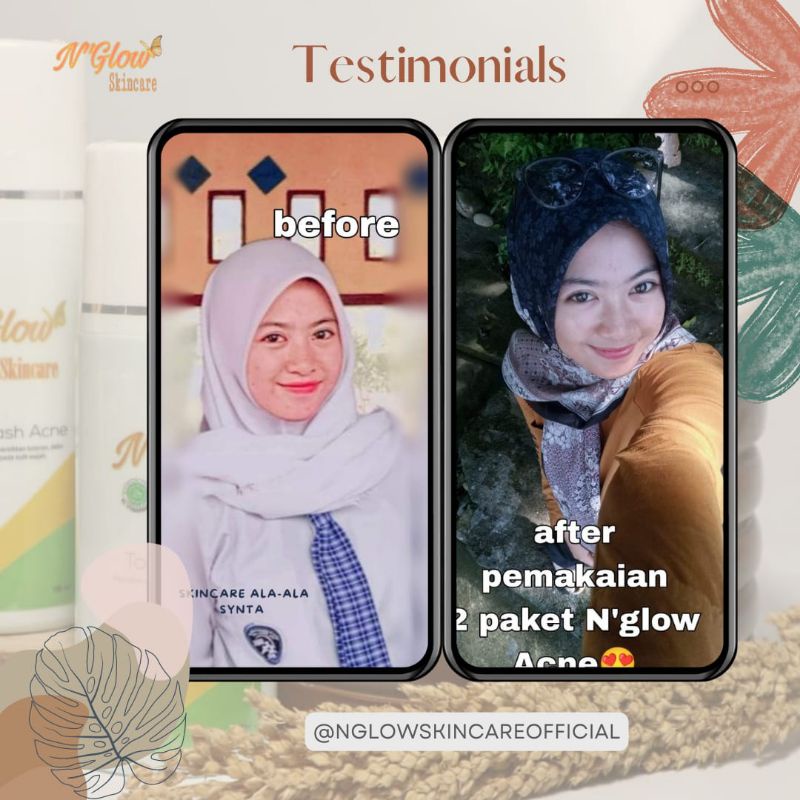 N'Glow Skincare 100% Pemutih Wajah yang Ampuh Aman BPOM dan Original