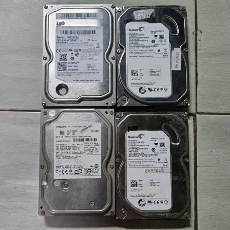 Hardisk 160gb 3.5 inc Sata  untuk komputer/pc murni second