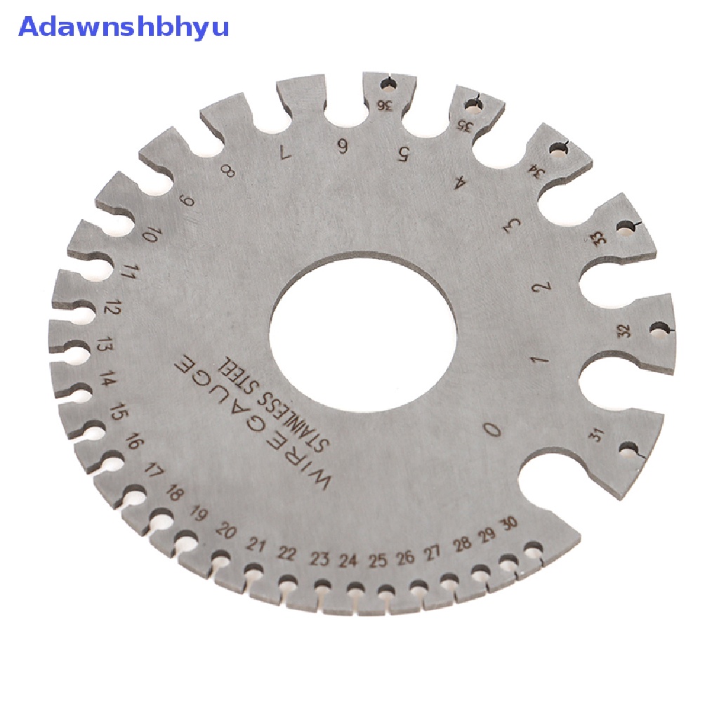 Adhyu wire gauge metal round wire diameter gauge Pengukur diameter Alat Ukur ID