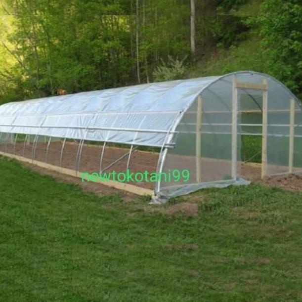 TREND Plastik UV 14% lebar 3 meter tebal 200 micron ECERAN untuk green house atap penjemuran atap kolam ♗ 868