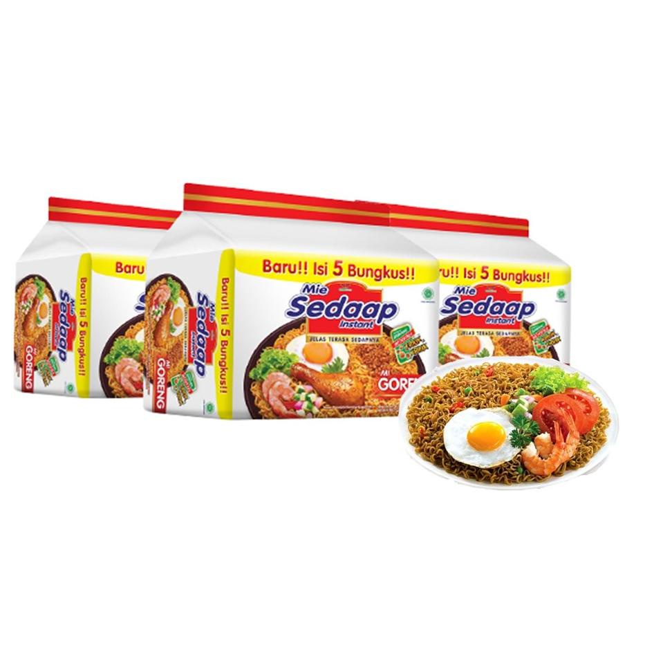 

ル Mie Sedaap Goreng 90gr isi 5 Triple Pack Limited