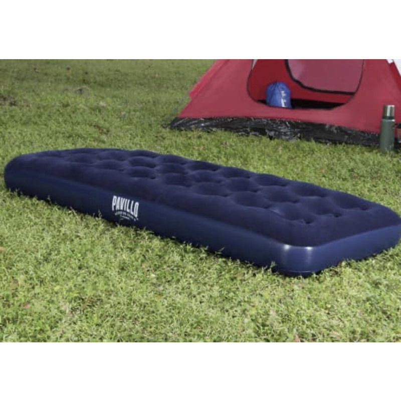 POMPA &amp; KASUR ANGIN 185X76X22 cm BESTWAY COMFORT QUEST SINGLE /ACE AIR BED SINGLE GREEN