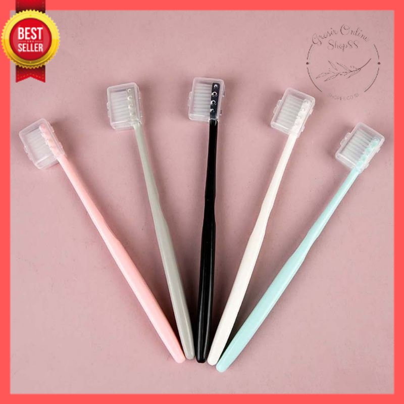 GOS -I102- 1Pcs Sikat Gigi Dewasa - Toothbrush Double Care - Sikat Gigi Lembut