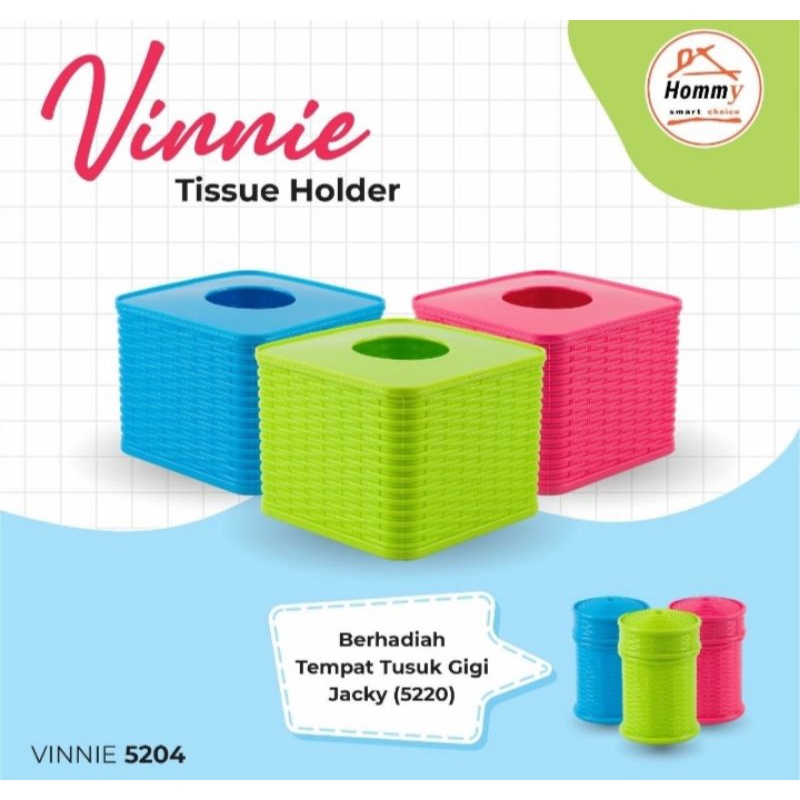 Tempat Tisu Hommy / Tempat Tissue Vinnie