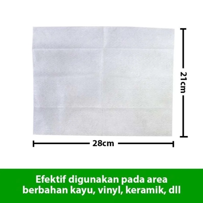 KAIN PEL BASAH TISU REFILL SCOTCH BRITE EASY SWEEPER WET DISPOSABLE PAPER WIPER 8 PCS REFILL