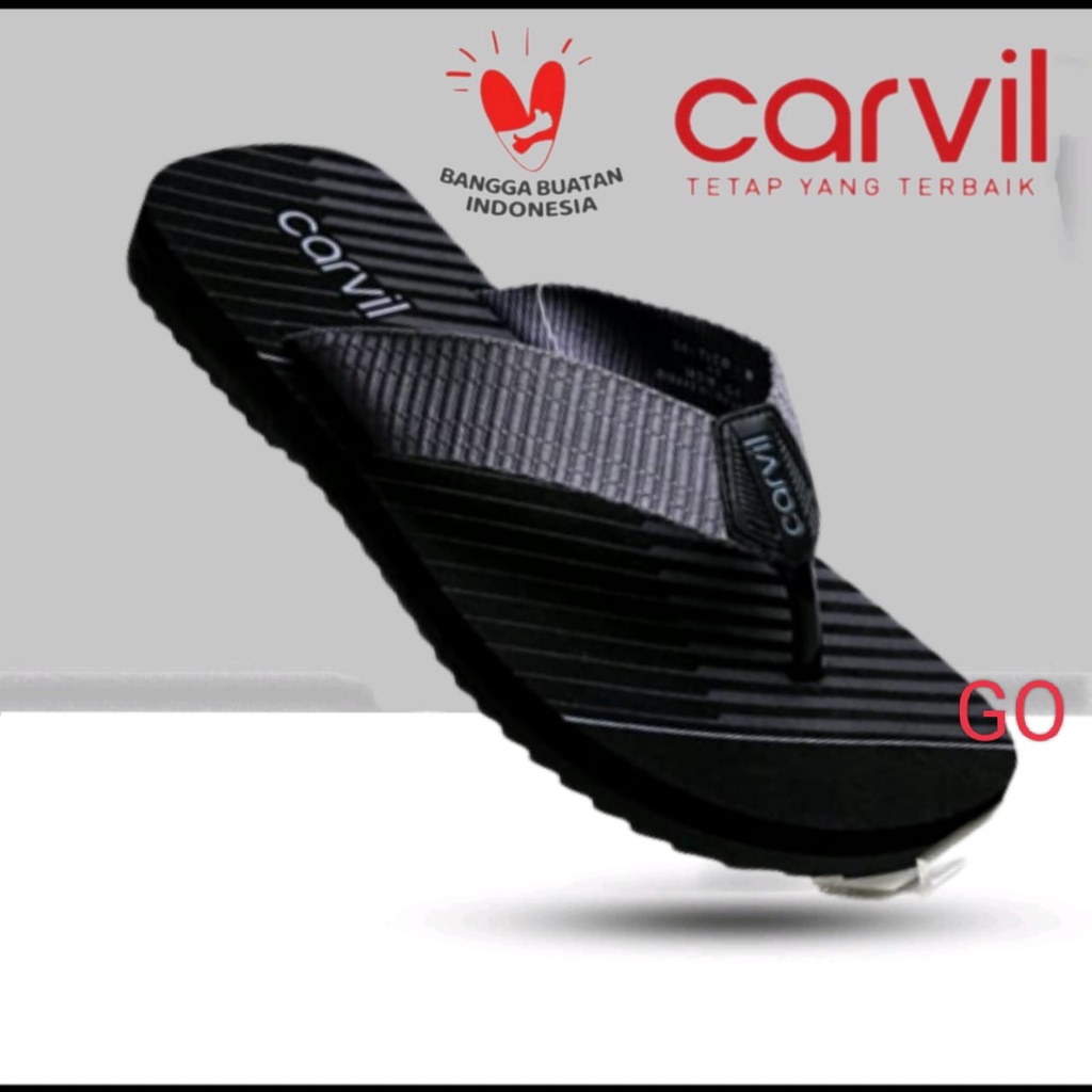 BB Carvil Sandal Pria 39-43 Sandal Jepit Carvil Anti Slip &amp; Awet