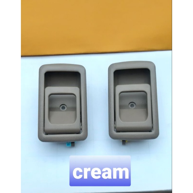 handle dalam kijang kapsul.starlet.soluna warna abu abu.cream.hitam