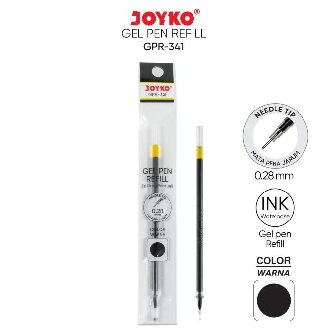 

Gel Pen Refill Isi Ulang Pen Isi Pulpen Joyko GPR-341 0.28 mm