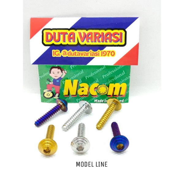 NACOM DV  Screw Filter Buat Scoopy, Beat, Genio