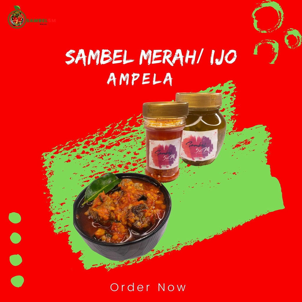 

SAMBEL 5M SAMBEL AMPELA SAMBEL PEDAS SAMBEL MERAH