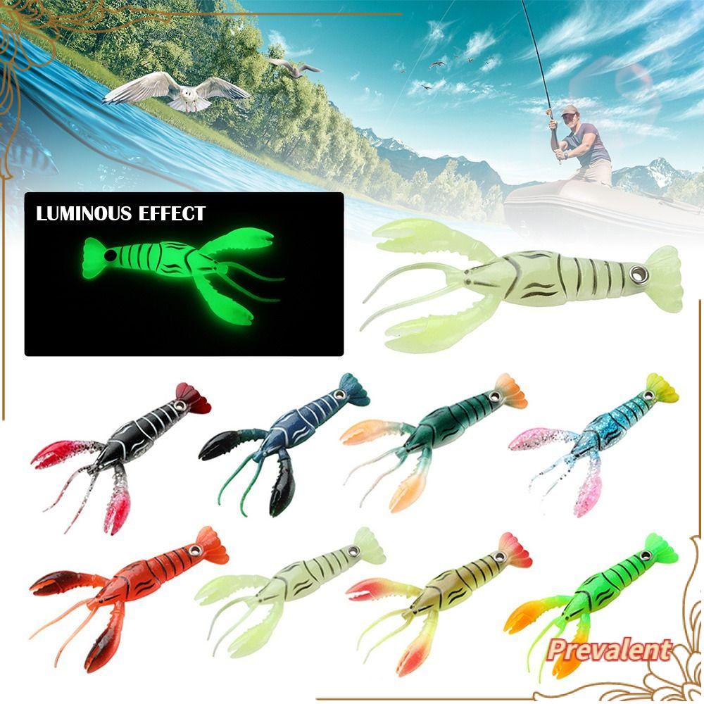Preva 5Pcs/Lot Umpan Silikon cray 9.5cm/6g Biomimetic Creative Hook Worm Silicone