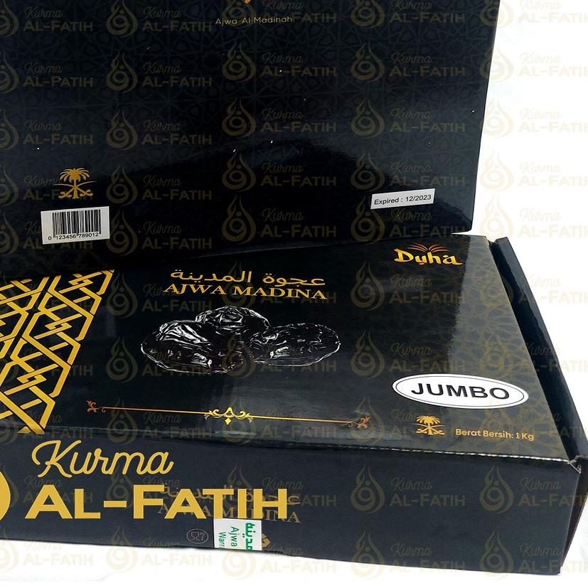 

EXCLUSIVE!Kurma Ajwa JUMBO 1kg Kurma Nabi asli Madinah Premium Super XL|RA6