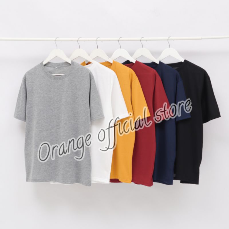 KAOS POLOS OVERSIZE ATASAN PRIA COTTON COMBED KAOS PRIA DISTRO LENGAN PENDEK