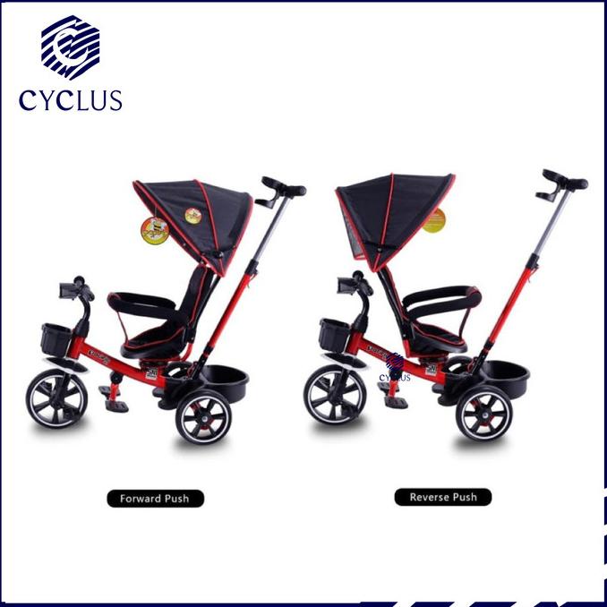 Sepeda Roda Tiga Pacific 105 Anak Jok Putar #Original