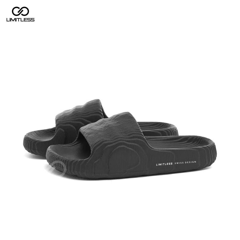 Sandal Wanita ADILETTE Slop Sandal Selop Wanita Empuk Tebal Sendal Cewek Slip On Rumah Eva Terbaru