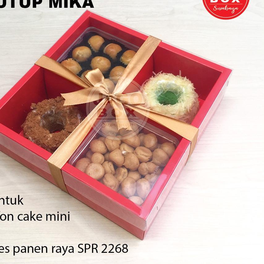 

Big Sale Box DW Cake Roti Souvenir Merah / Hijau + Tutup Mika 22 x 22 x 8cm (uk.dalam)