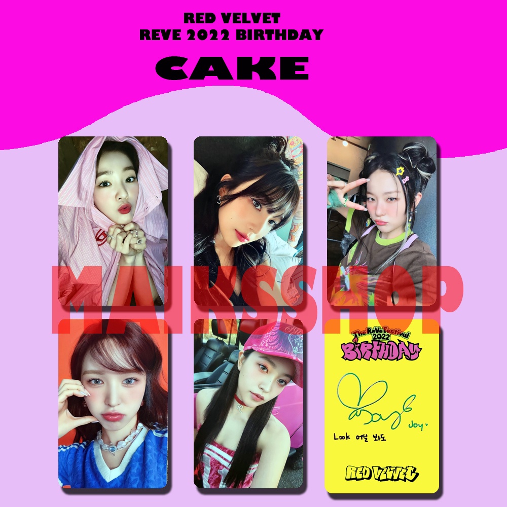 Red Velvet Reve Festival Birthday Photocard Kpop