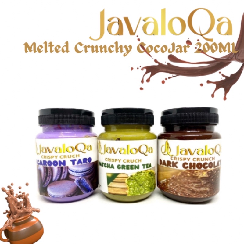 JAVALOQA CRUNCHY CHOCO JAR CRUST / RICE CRISPY COKLAT LUMER MELTED / NYAMNYAM