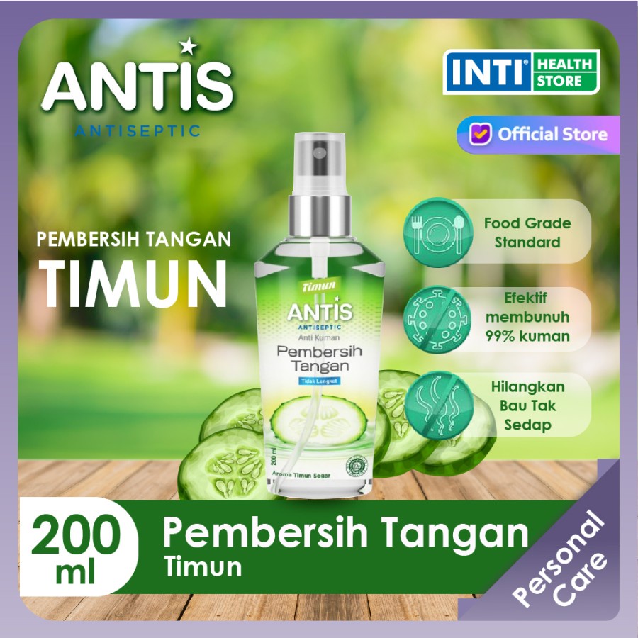 Antis | Hand Sanitizer Cair Spray | 200 ml