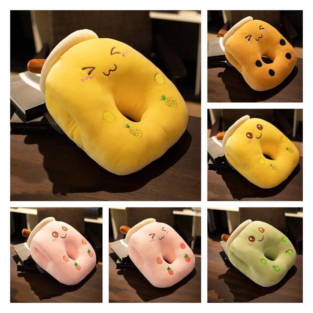 Mainan Bantal Guling Anak Cuddly Bubble Tea Boba Cup Plush Untuk Anak 70+karakter