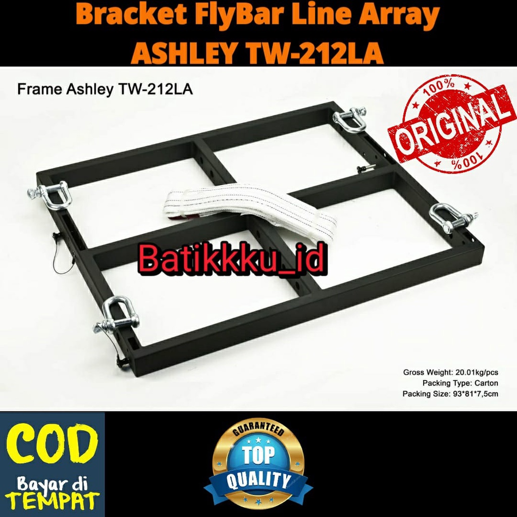 Jual Bracket FlyBar Frame Line Array Speaker ASHLEY TW 212 LA ORIGINAL