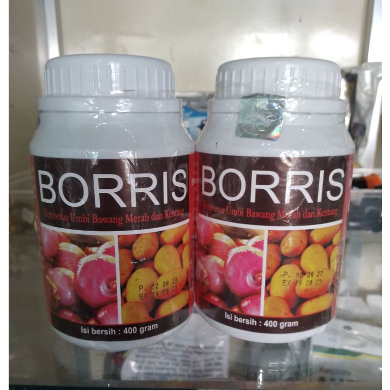 ZPT BORRIS 400g Zat Pengatur Tumbuh Tanaman Derivate Triazole Phenolic Acid Pembesar Umbi Nutrisi Tanaman Dengan Potasium Magnesium Sulphur Untuk Tanaman Bawang Merah dan Kentang