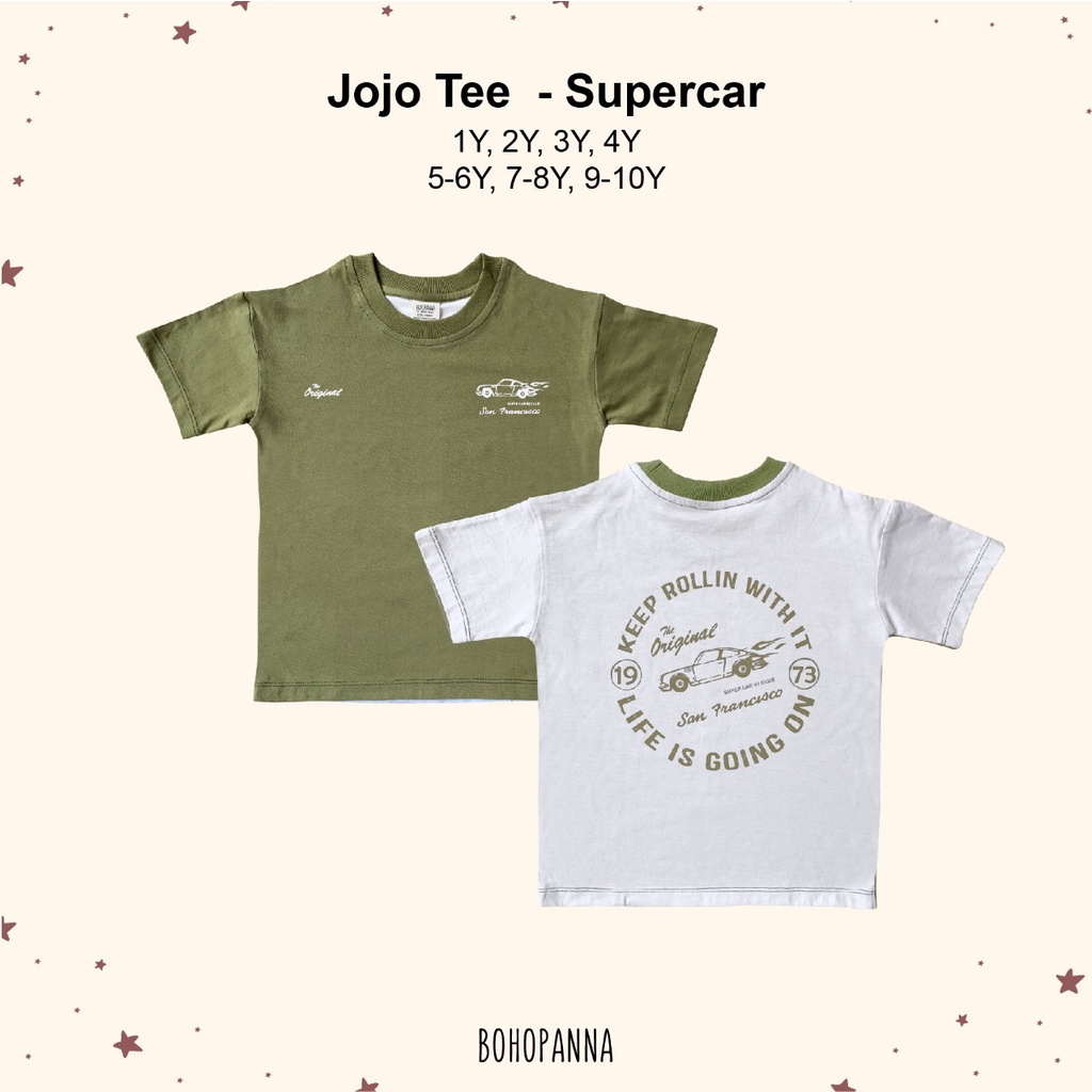 Bohopanna Jojo Tee - Atasan Kaos Anak 1-8 tahun