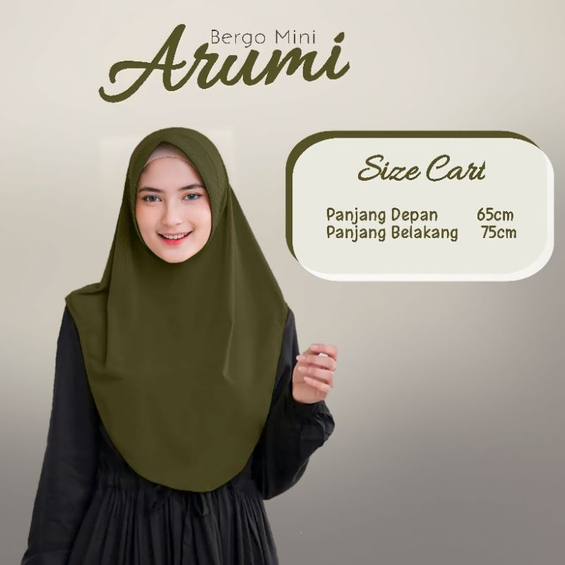 Jilbab Hijab Instan ARUMI Bergo Mini