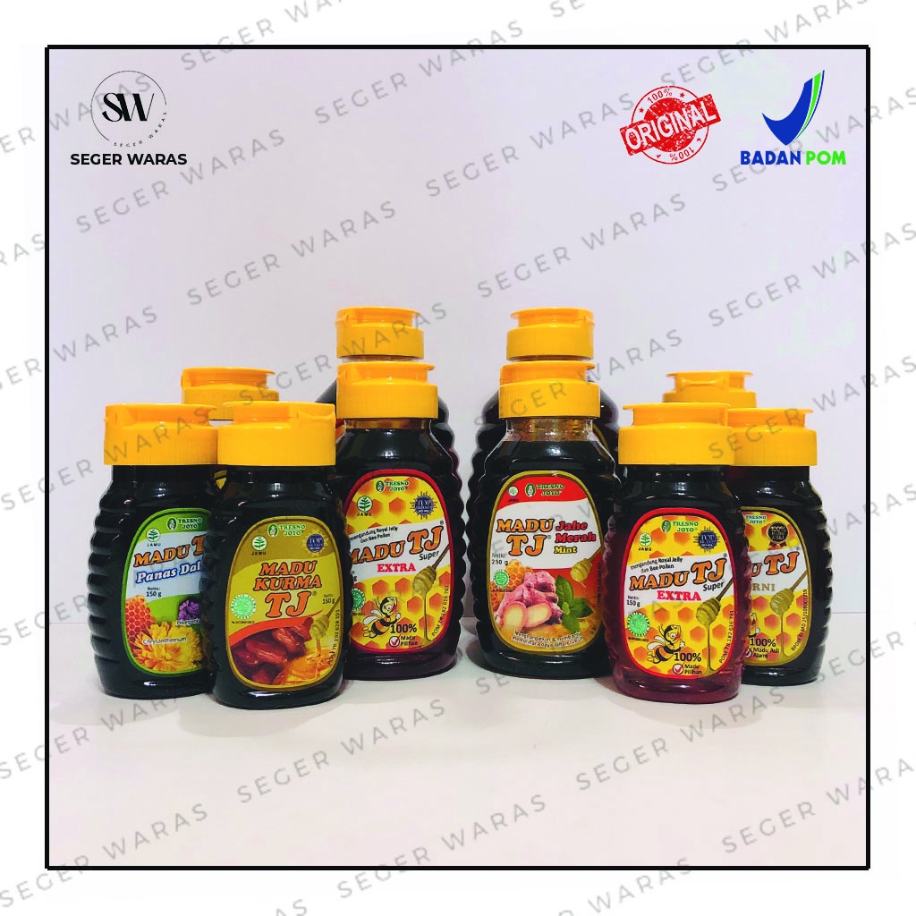 

MADU TJ BTL Murni, Extra, Kurma, Kurma, Panas Dalam (500ml, 250ml, 150ml)