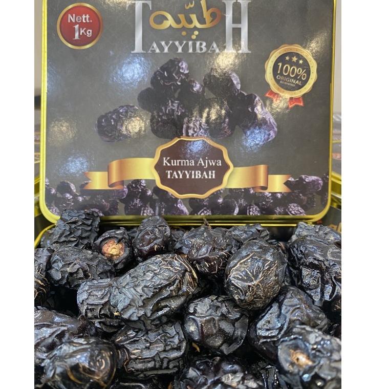 

BARU SPESIAL Kurma AJWA MADINAH 1KG KALENG EKSKLUSIF Grade Premium ☆ 859